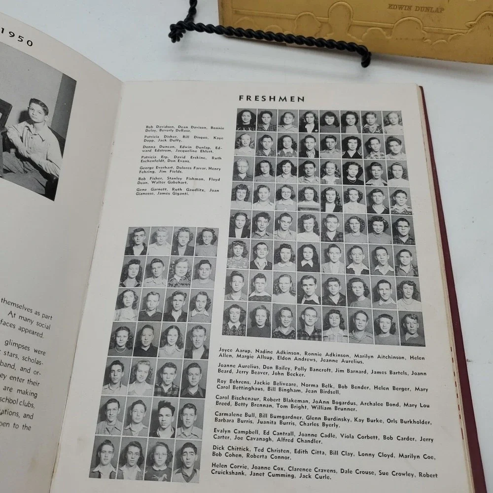 Lot Springfield High School Yearbooks Capitoline 1947- 1948 Illinois Vintage 40'